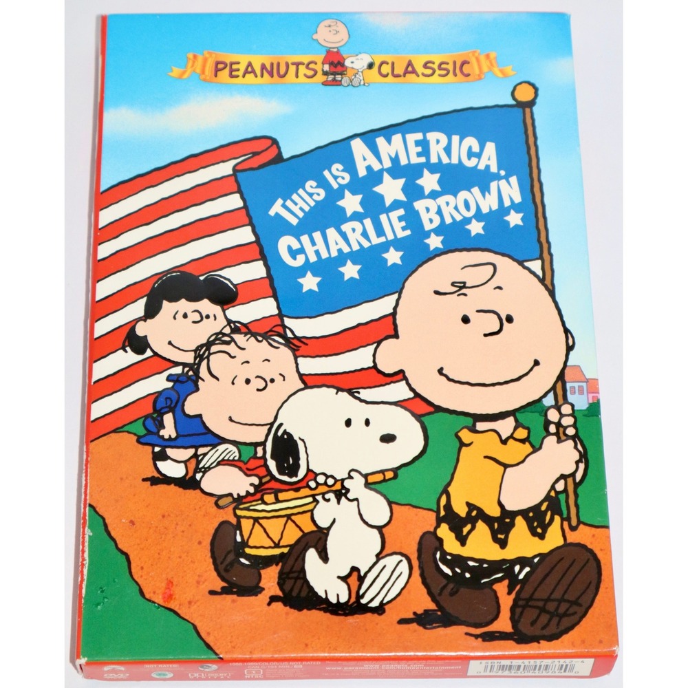 Peanuts Classic This is America Charlie Brown DVD 2-Disc Set History Collection
